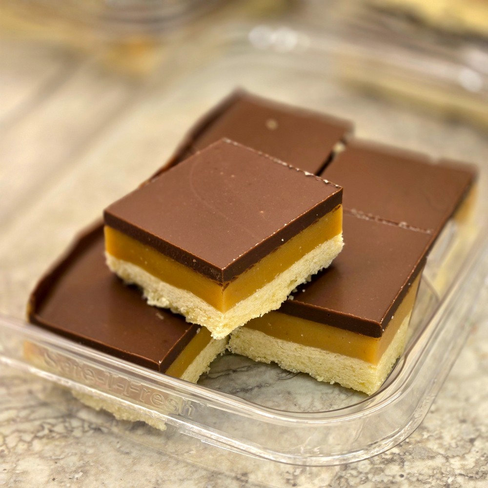 Caramel Toffee Squares - box of 4